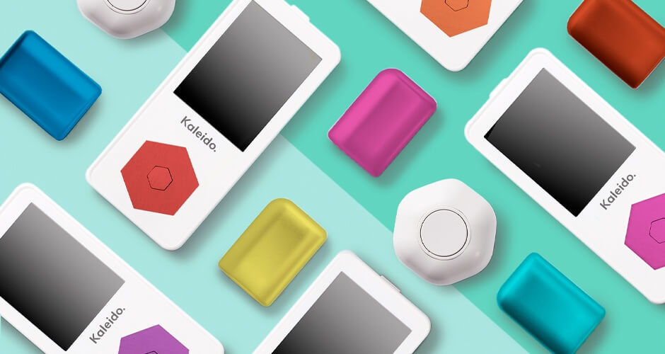Kaleido insulin pump and handset colours