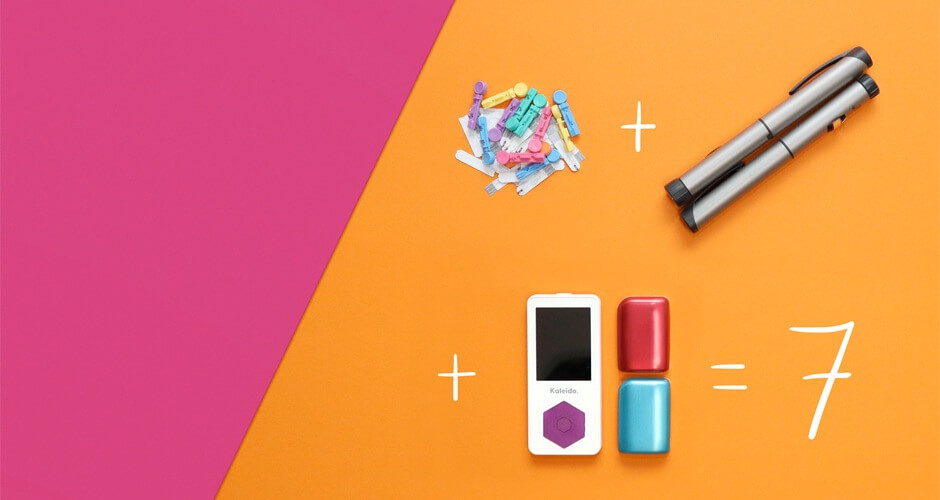 Kaleido insulin pumps and handset